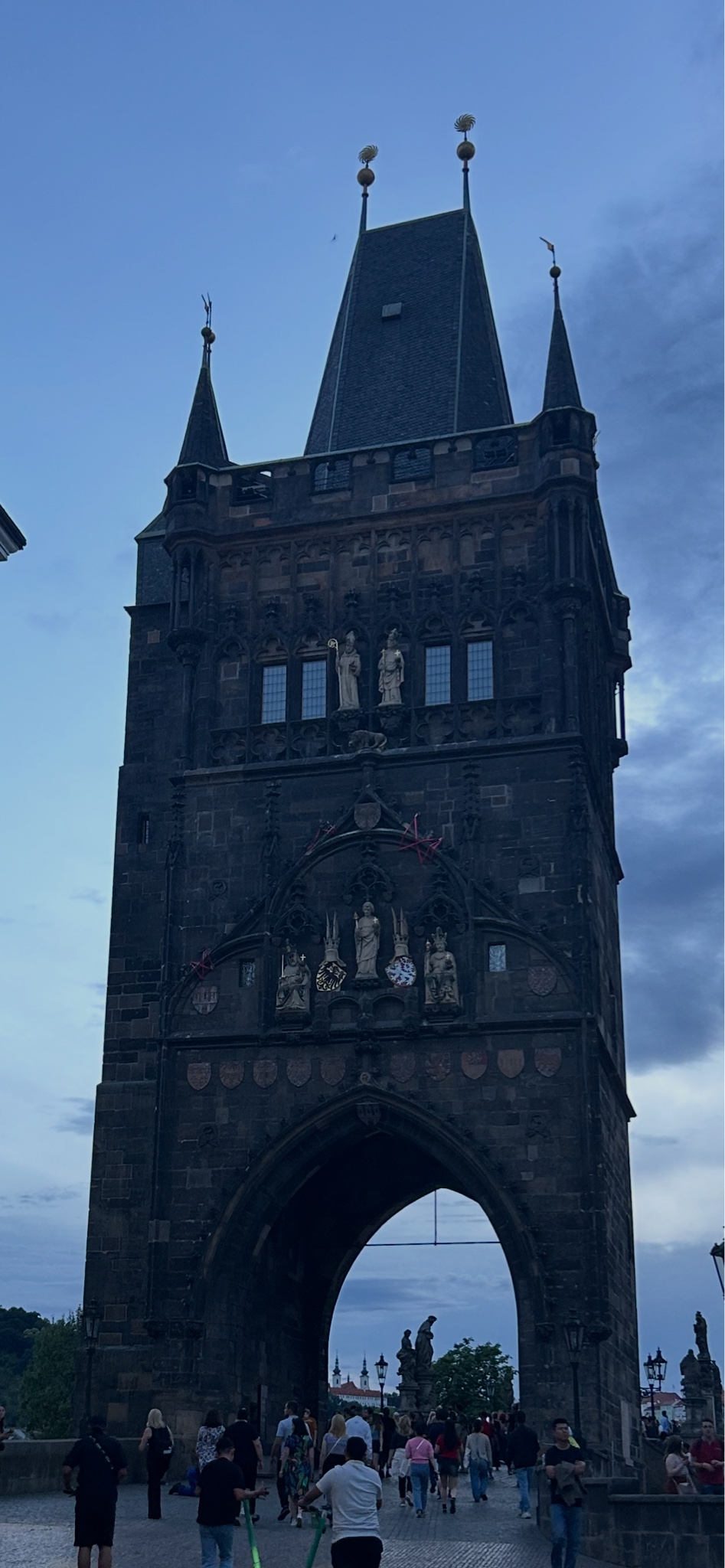 The Bridge Towers of Prague