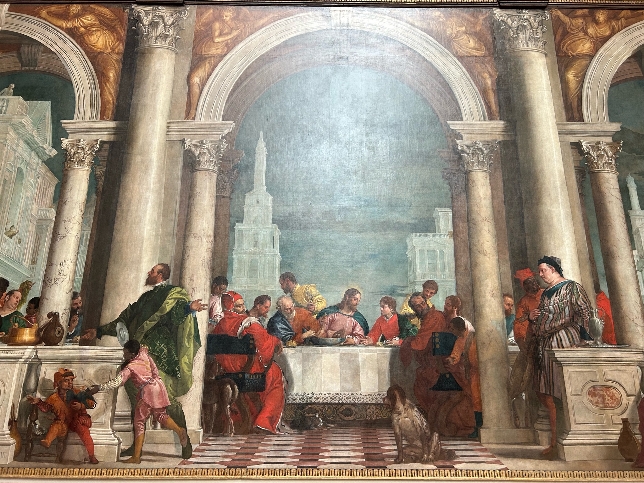 Inside the Galleria dell'Accademia